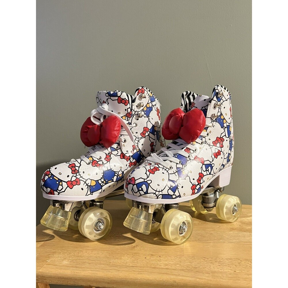 NEW! Dolls Kill X Sanrio Hello Kitty Roller Skates Women’s Size 10 Cute Kawaii